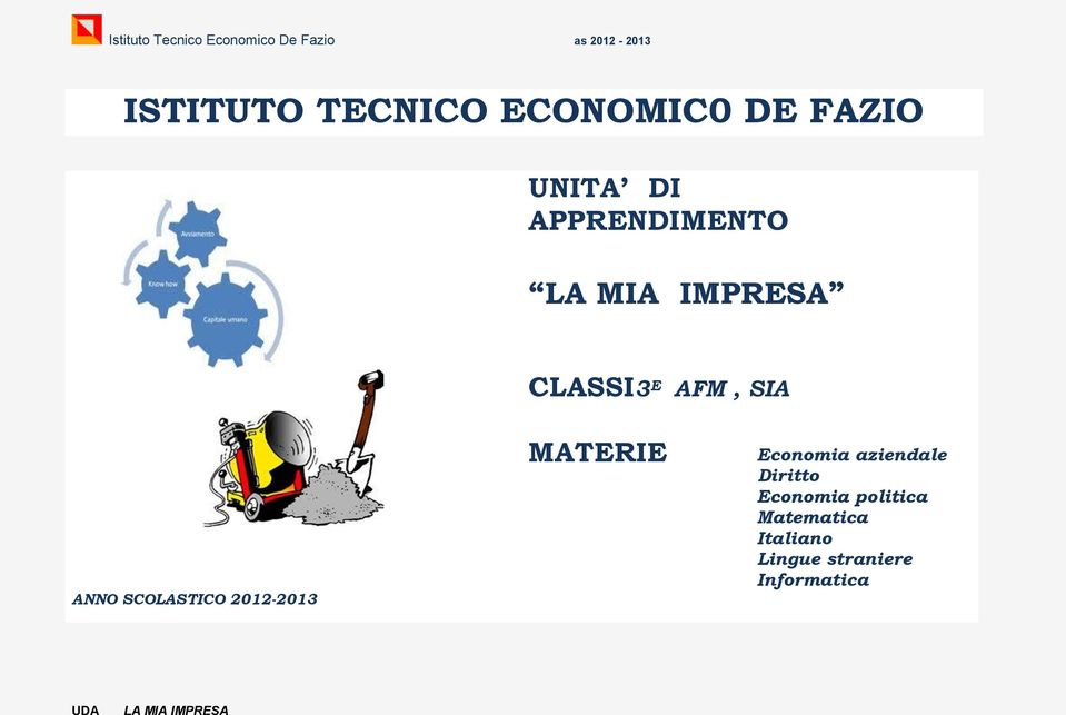 APPRENDIMENTO CLASSI3 E