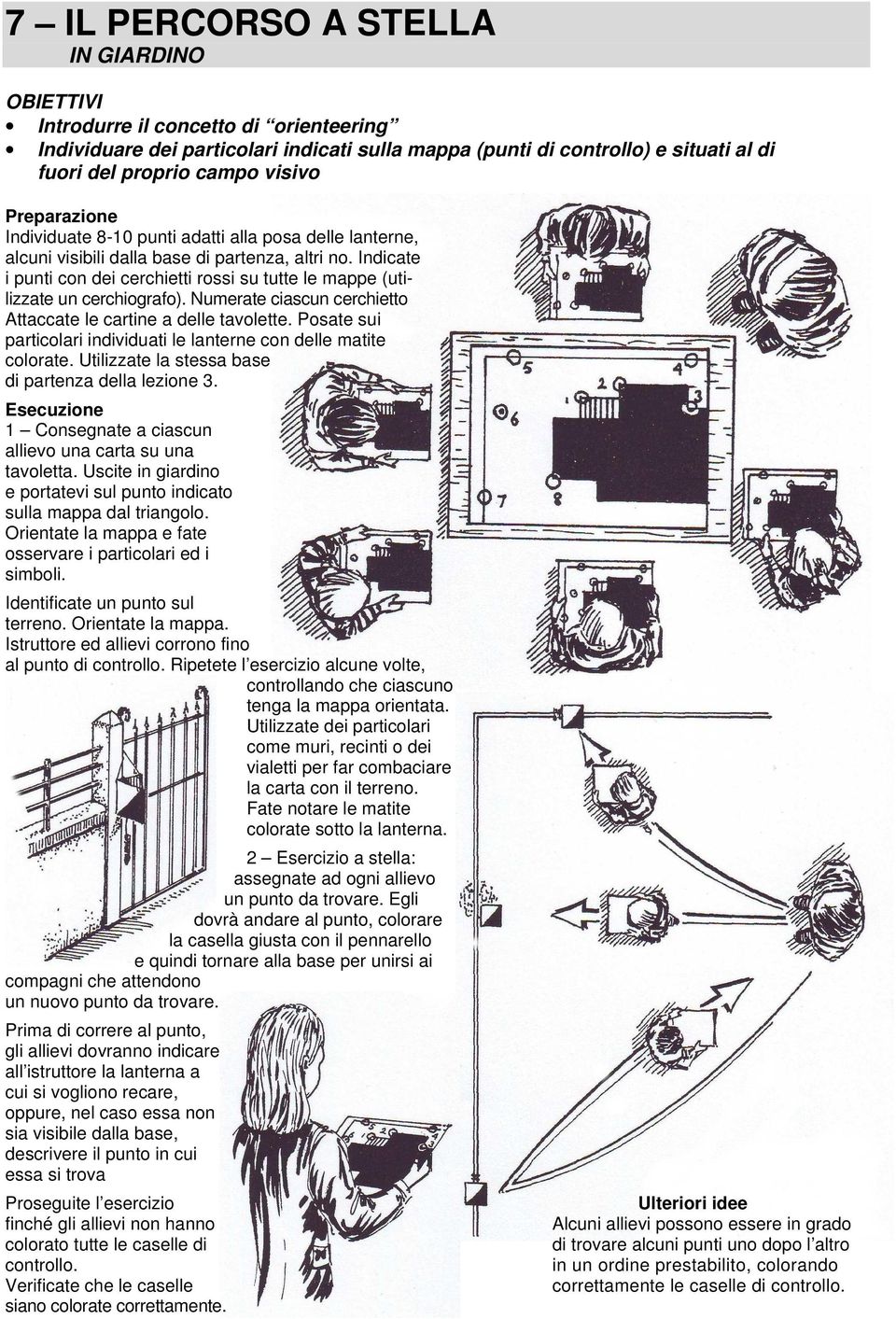 Indicate i punti con dei cerchietti rossi su tutte le mappe (utilizzate un cerchiografo). Numerate ciascun cerchietto Attaccate le cartine a delle tavolette.