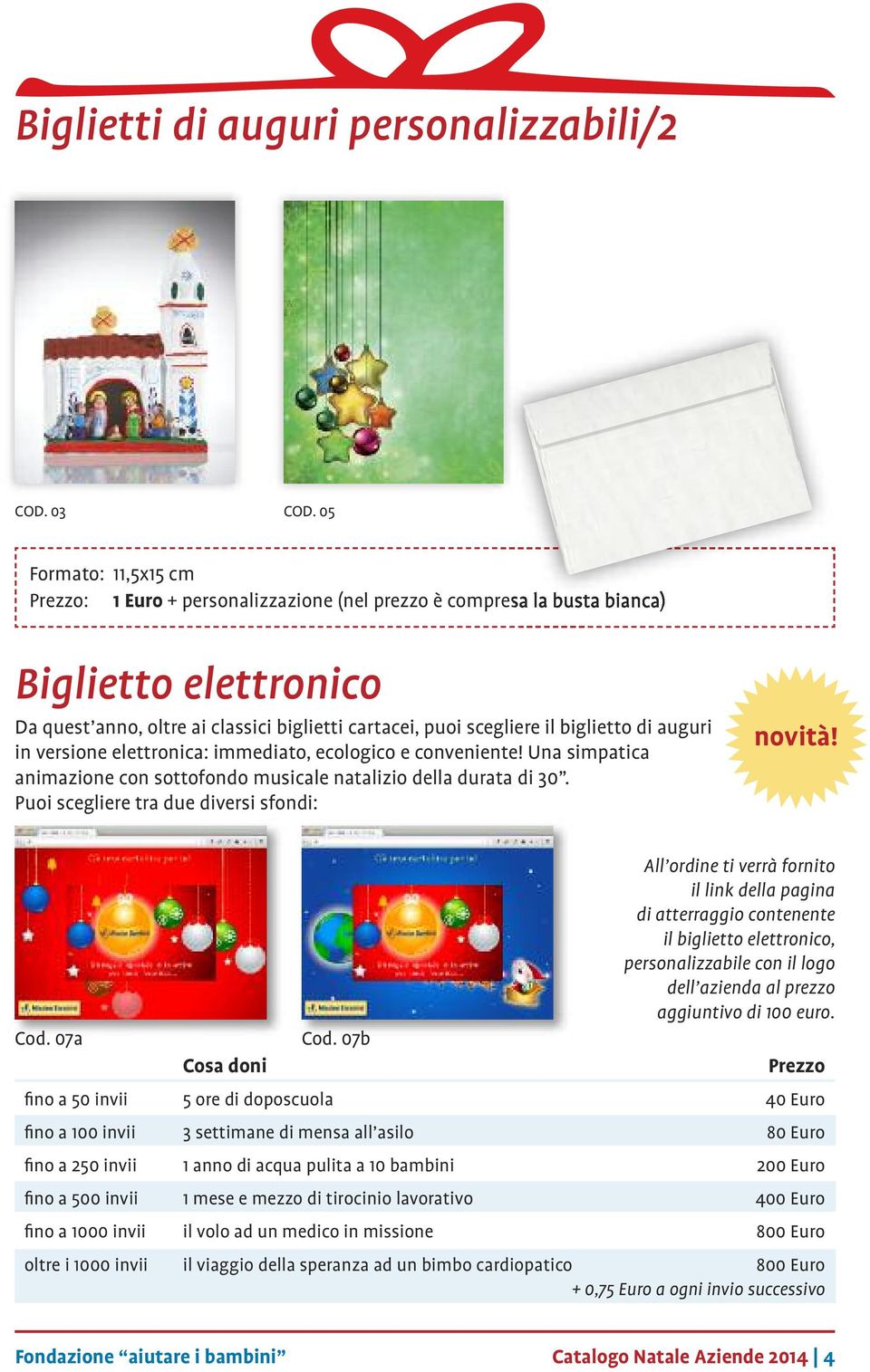 biglietto di auguri in versione elettronica: immediato, ecologico e conveniente! Una simpatica animazione con sottofondo musicale natalizio della durata di 30.