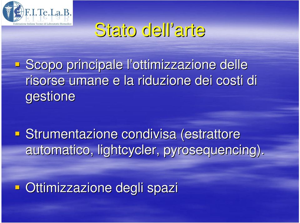 gestione Strumentazione condivisa (estrattore