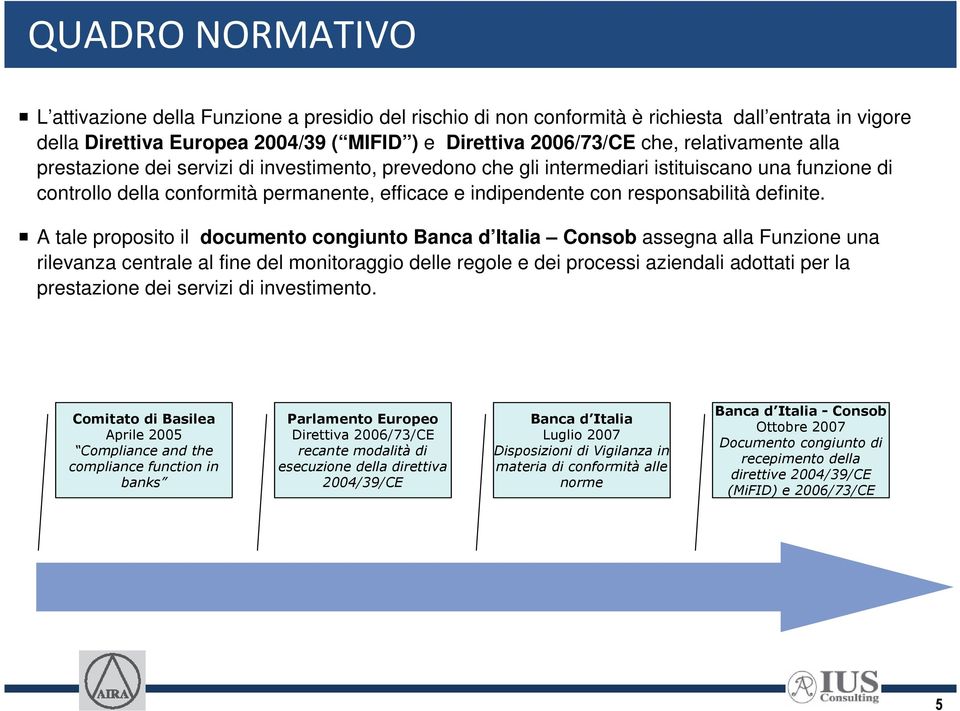 responsabilità definite.