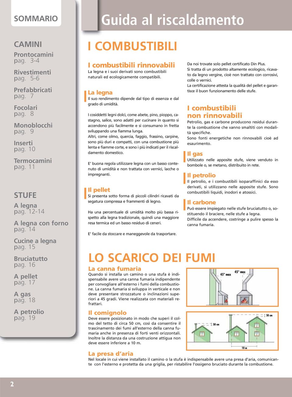 19 Guida al riscaldamento I COMBUSTIBILI I combustibili rinnovabili La legna e i suoi derivati sono combustibili naturali ed ecologicamente compatibili.