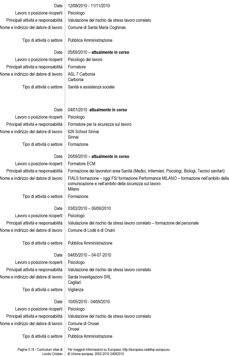 Biologi, Tecnici sanitari) FIALS formazione oggi FSI formazione Performance MILANO formazione nell ambito della comunicazione e nell ambito della sicurezza sul lavoro Milano Formazione