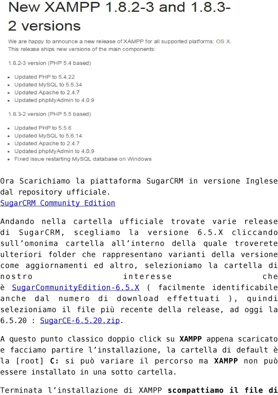 X cliccando sull omonima cartella all interno della quale troverete ulteriori folder che rappresentano varianti della versione come aggiornamenti ed altro, selezioniamo la cartella di nostro