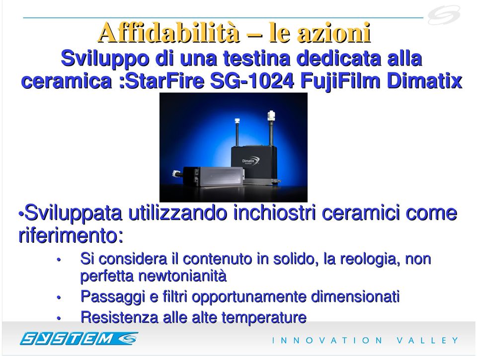 riferimento: Si considera il contenuto in solido, la reologia, non perfetta