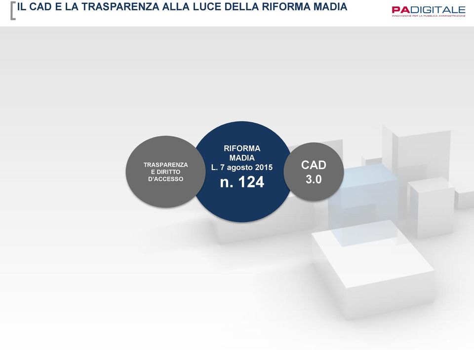 TRASPARENZA E DIRITTO D ACCESSO