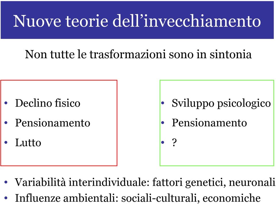 psicologico Pensionamento?