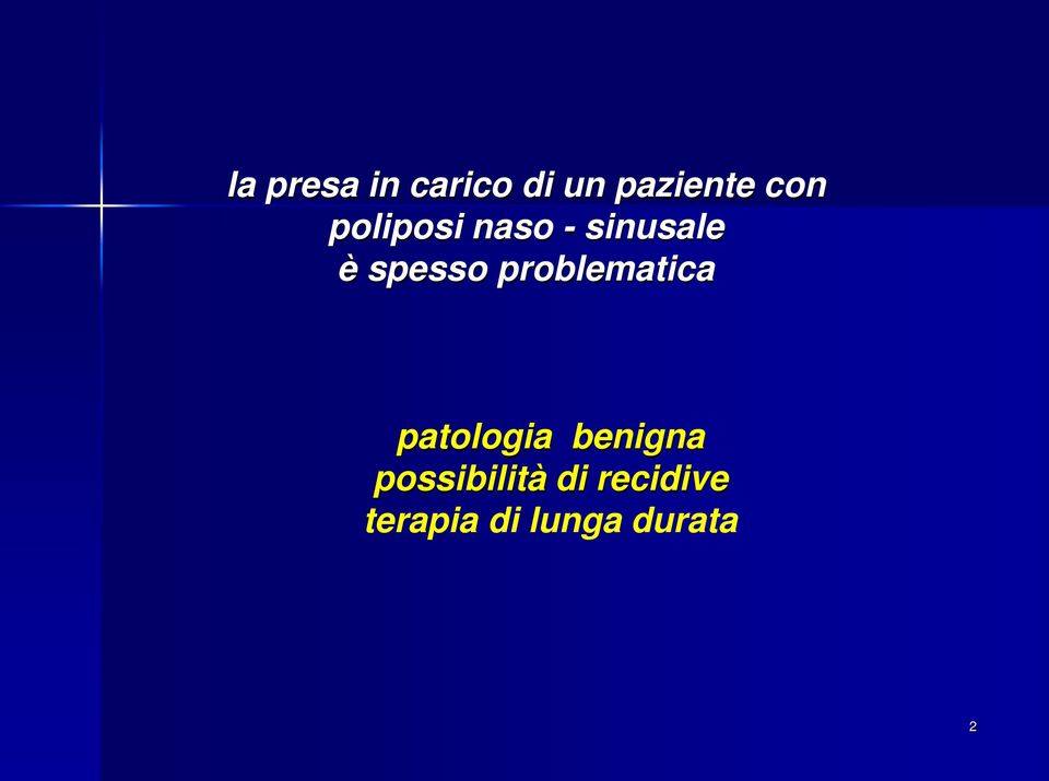 problematica patologia benigna