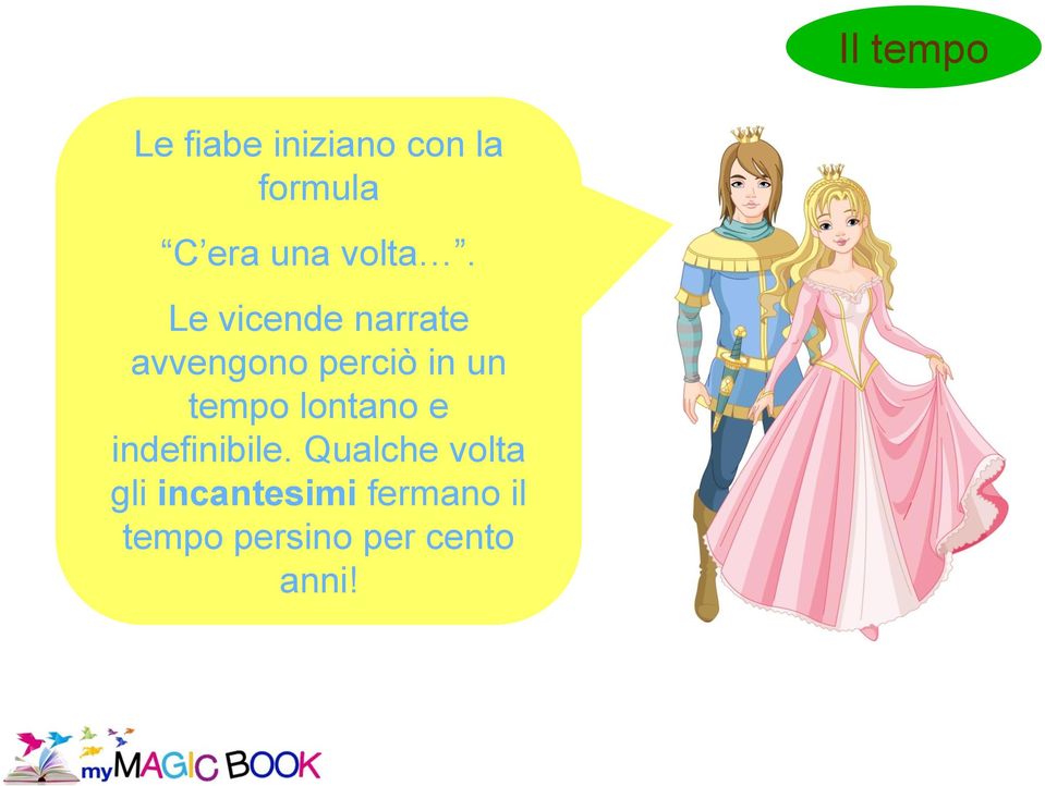 Le vicende narrate avvengono perciò in un tempo