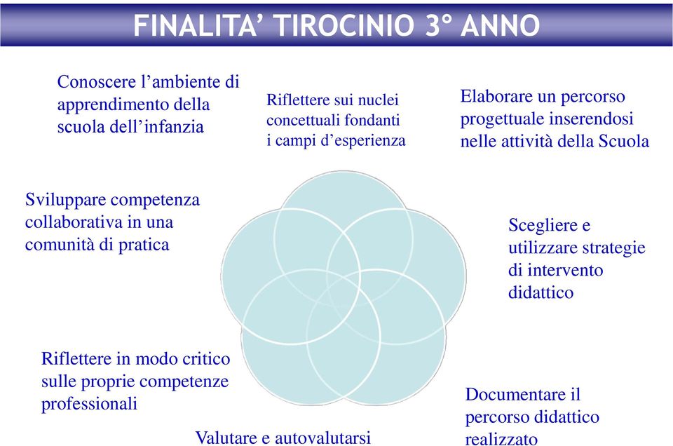 Sviluppare competenza collaborativa in una comunità di pratica Scegliere e utilizzare strategie di intervento didattico