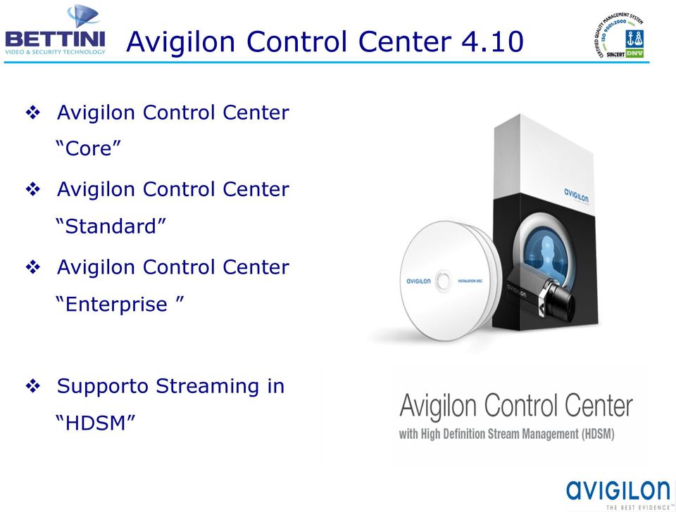 Avigilon Control Center Standard
