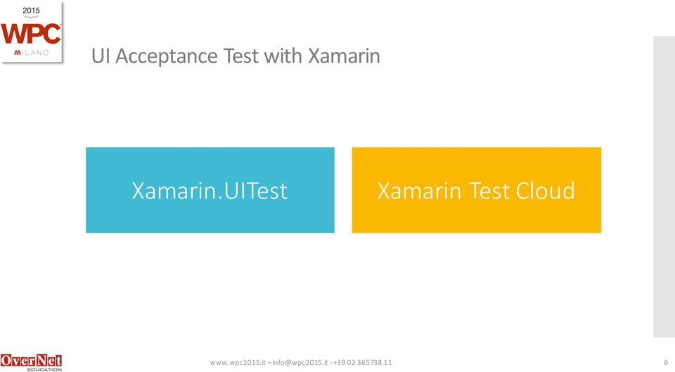 UITest Xamarin Test Cloud www.