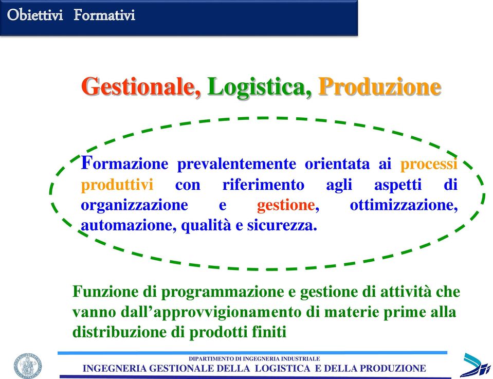 ottimizzazione, automazione, qualità e sicurezza.