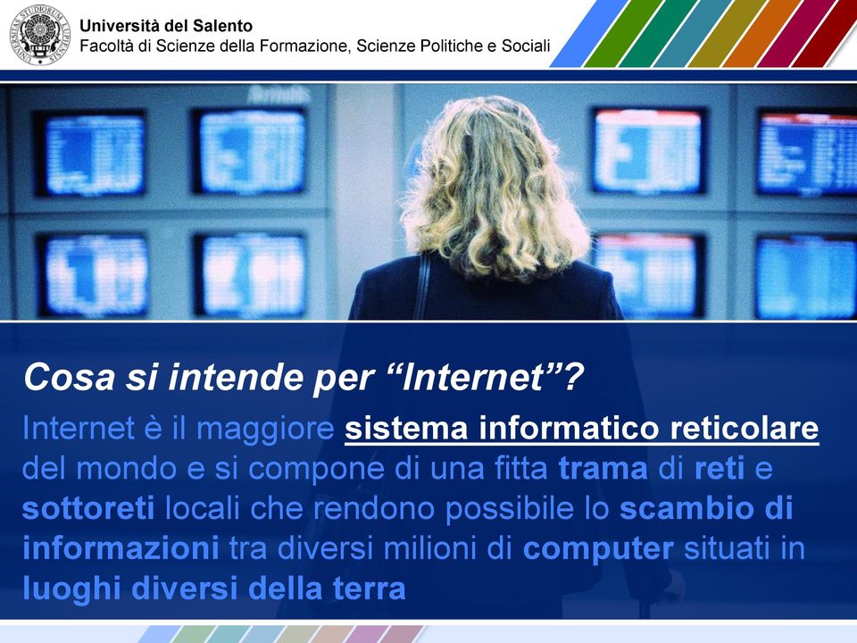 si compone di una fitta trama di reti e sottoreti locali che