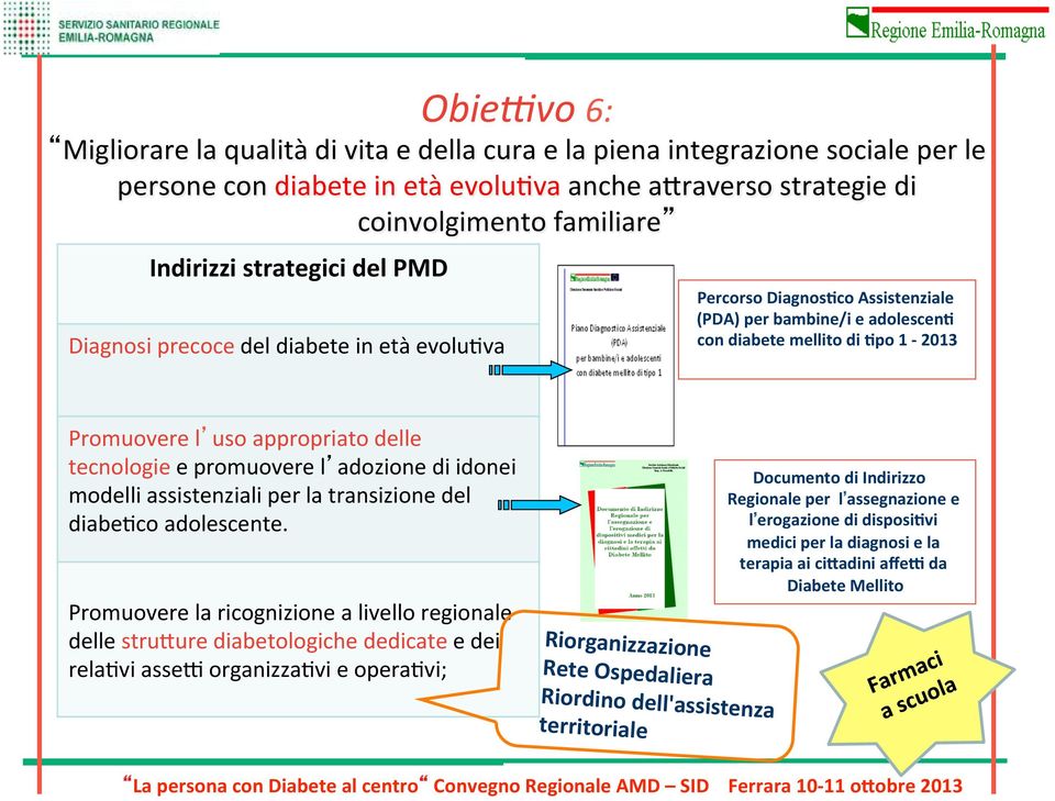 tecnologie e promuovere l adozione di idonei modelli assistenziali per la transizione del diabeaco adolescente.