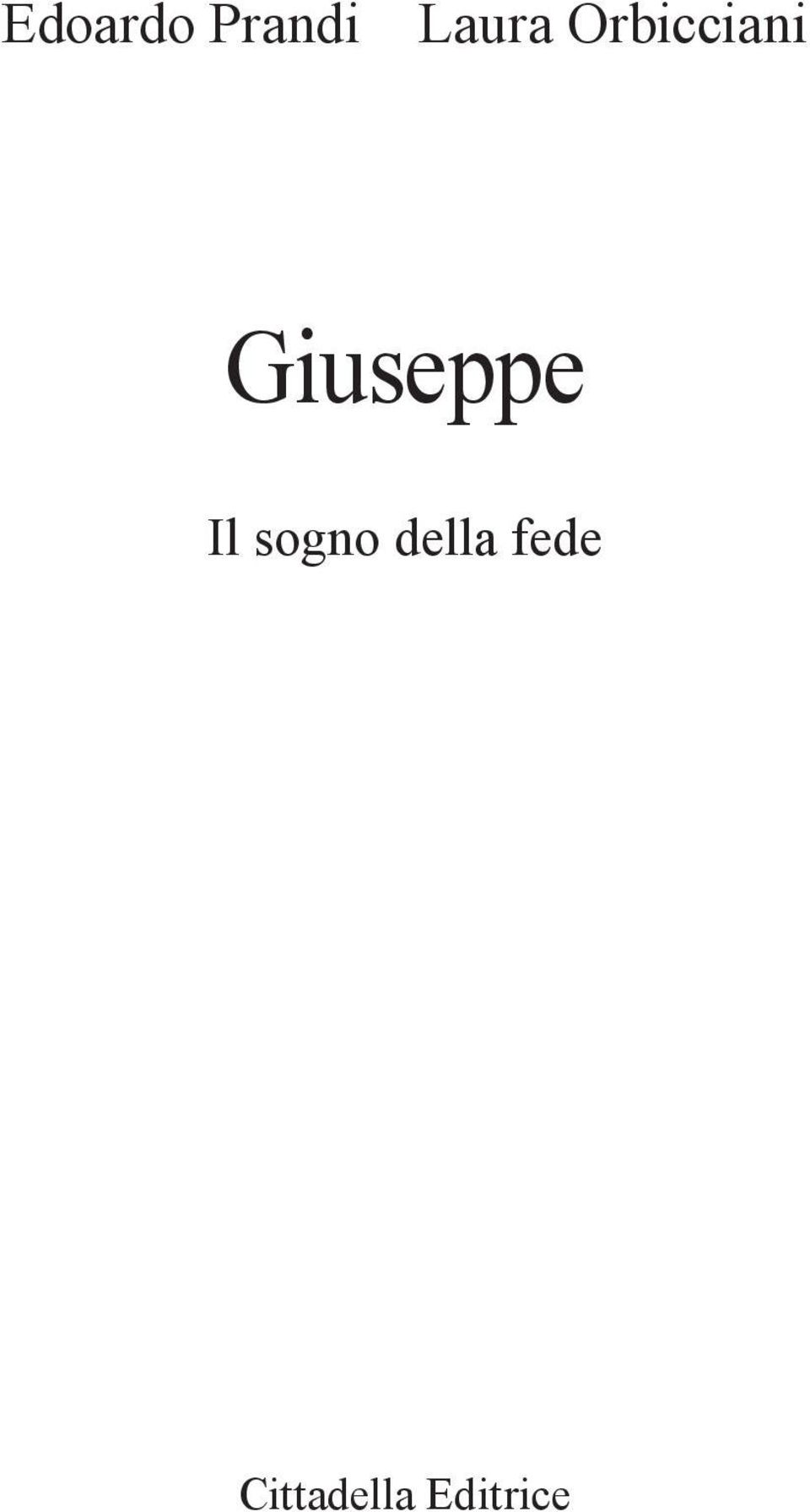 Giuseppe Il sogno