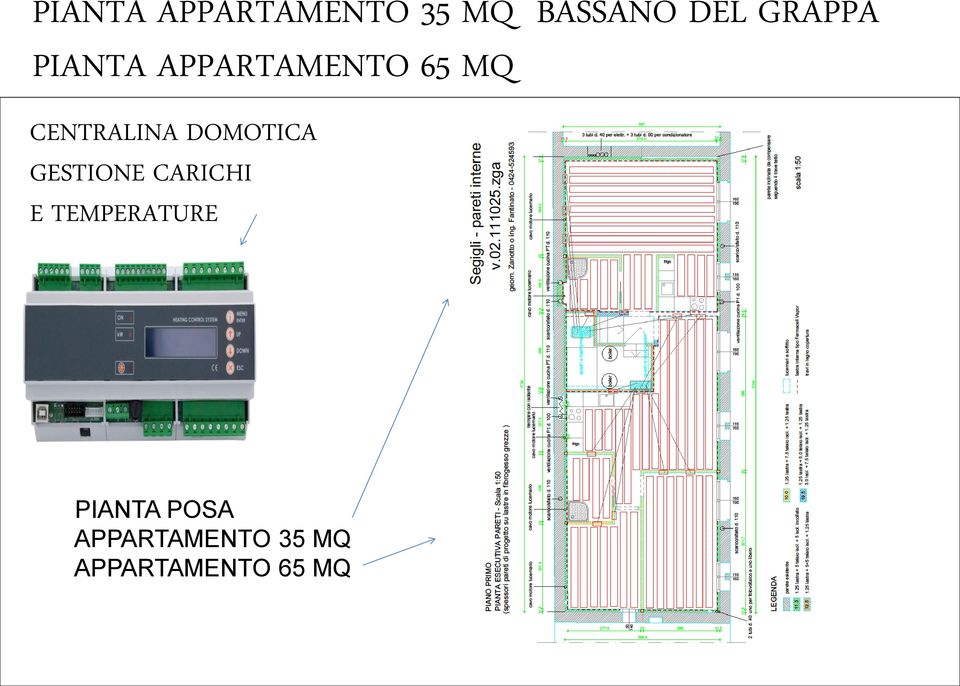 CENTRALINA DOMOTICA GESTIONE CARICHI E