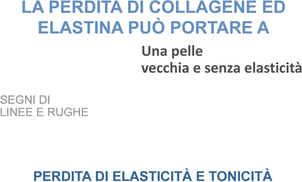 senza elasticità SEGNI DI LINEE E