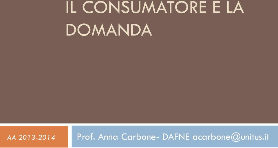 Prof. Anna Carbone-