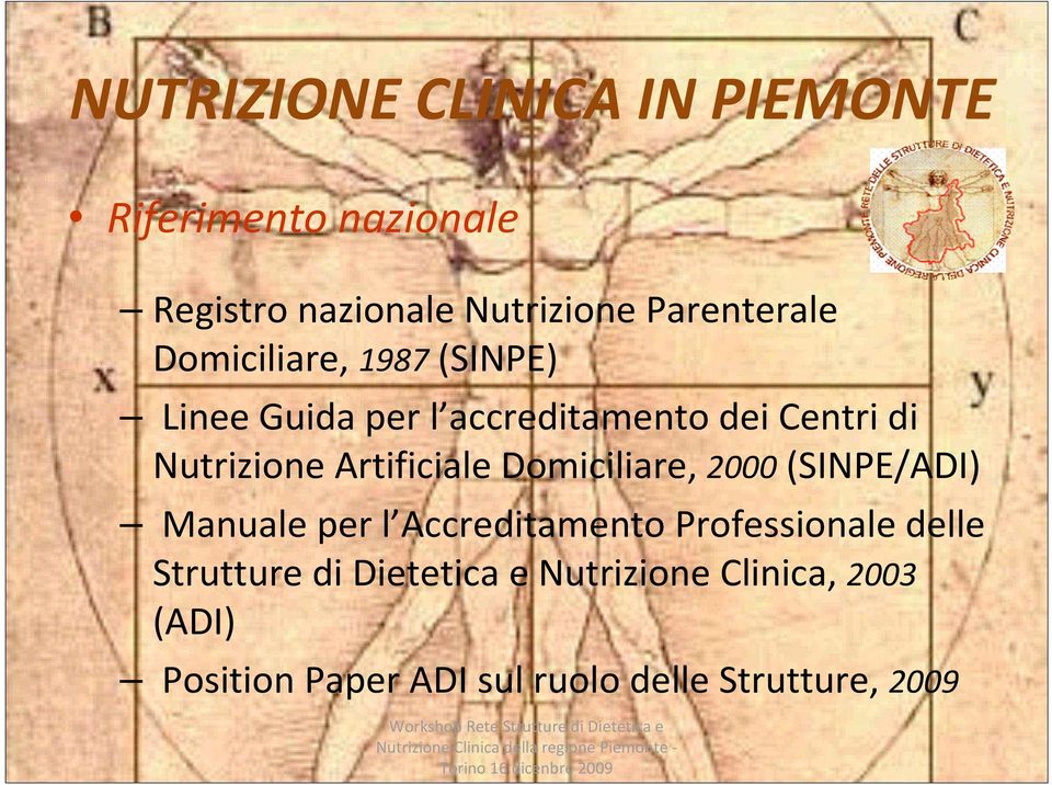 Nutrizione Artificiale Domiciliare, 2000(SINPE/ADI) Manuale per l Accreditamento