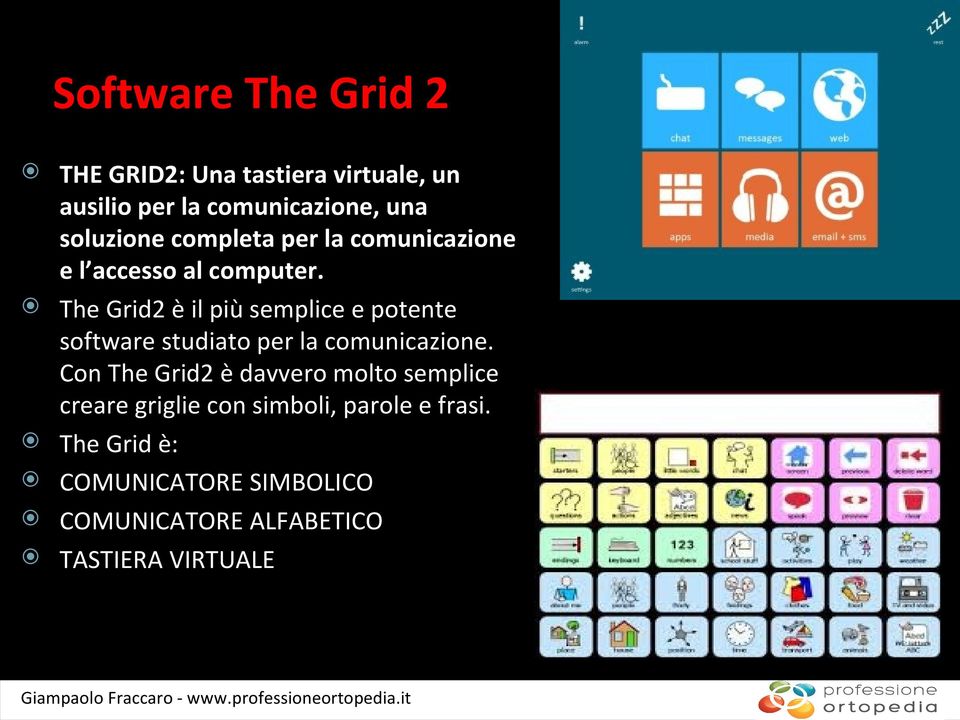 The Grid2 è il più semplice e potente software studiato per la comunicazione.