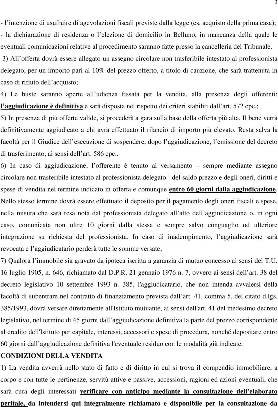 cancelleria del Tribunale.