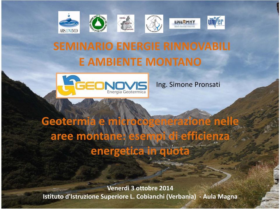 montane: esempi di efficienza energetica in quota Venerdì 3