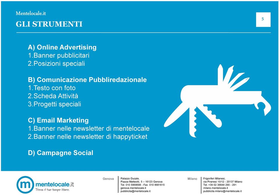 Scheda Attività 3.Progetti speciali C) Email Marketing 1.