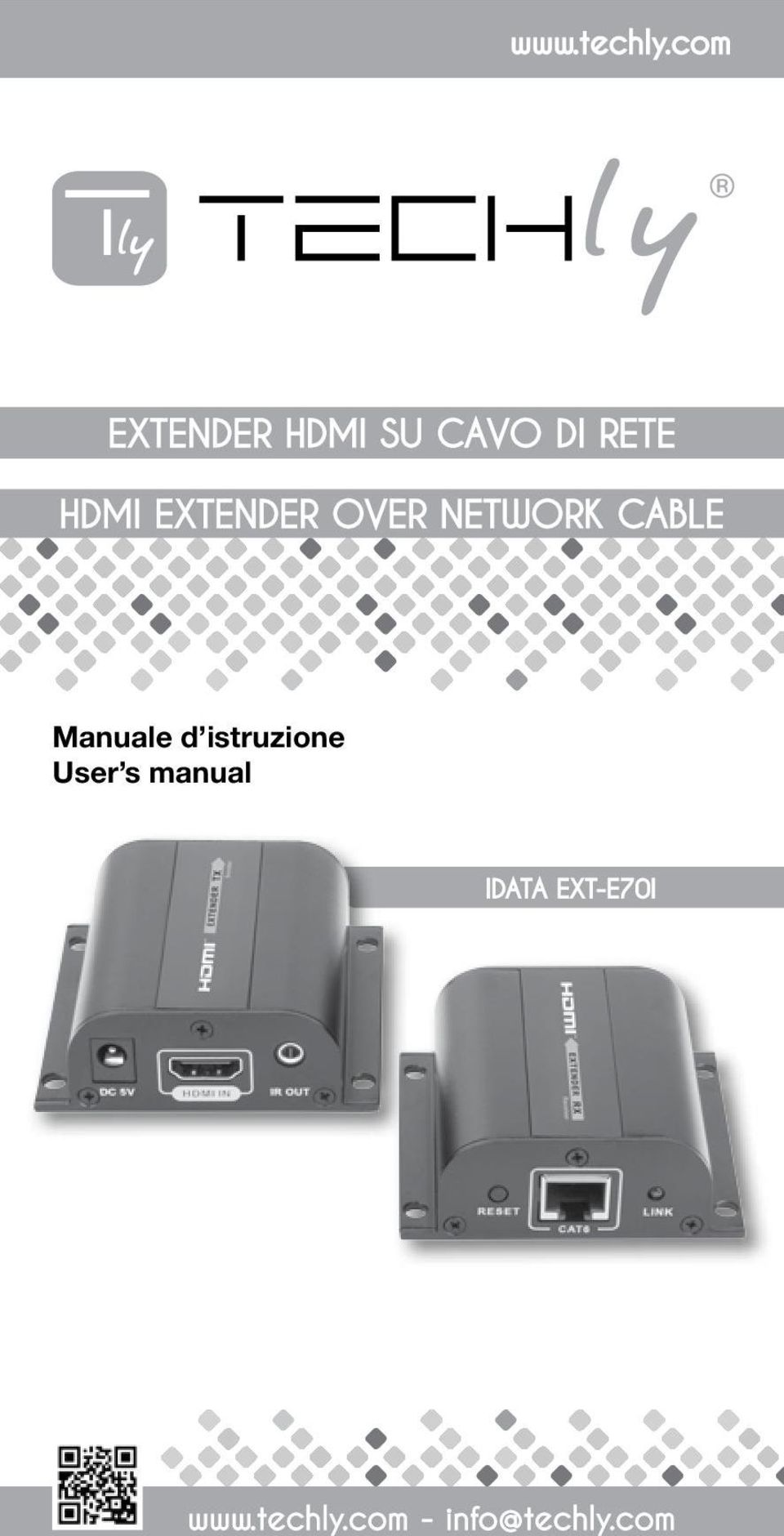 EXTENDER OVER NETWORK CABLE Manuale d