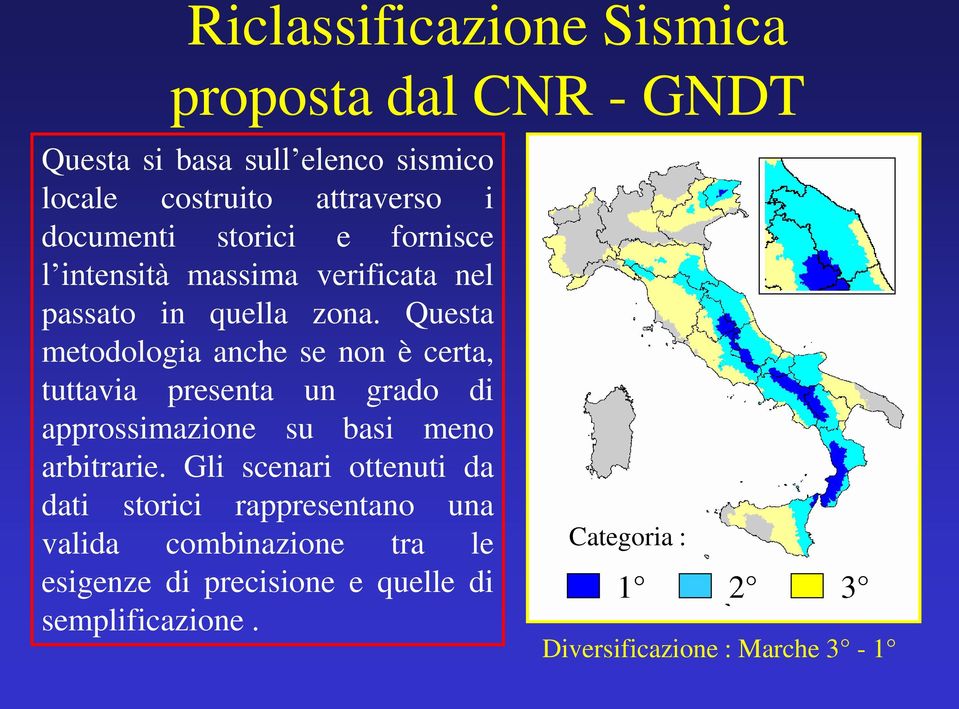 Questa metodologia anche se non è certa, tuttavia presenta un grado di approssimazione su basi meno arbitrarie.