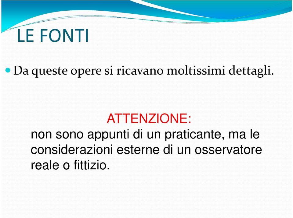 ATTENZIONE: non sono appunti di un