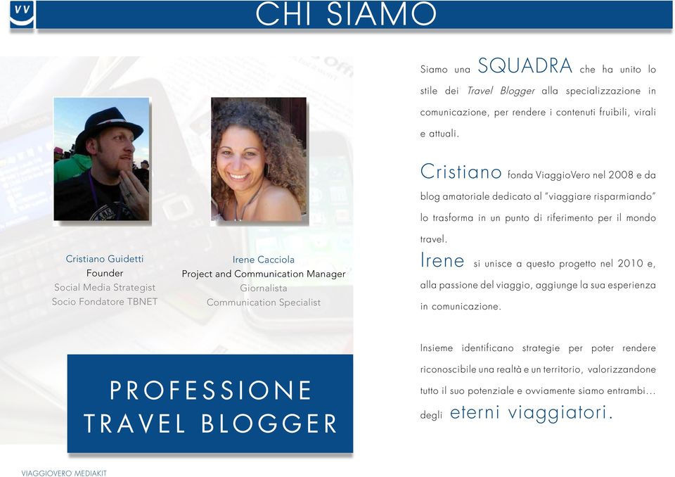 Socio Fondatore TBNET Irene Cacciola Project and Communication Manager Giornalista Communication Specialist travel.