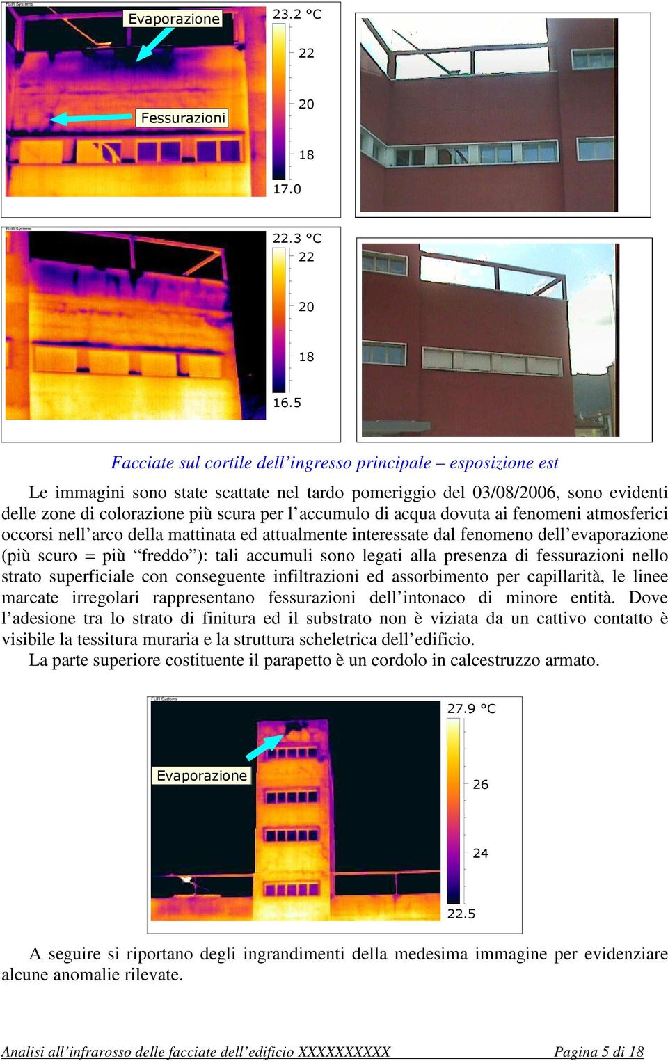 acqua dovuta ai fenomeni atmosferici occorsi nell arco della mattinata ed attualmente interessate dal fenomeno dell evaporazione (più scuro = più freddo ): tali accumuli sono legati alla presenza di