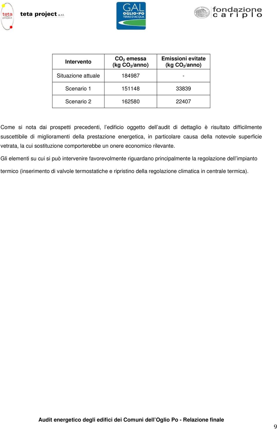 particolare causa della notevole superficie vetrata, la cui sostituzione comporterebbe un onere economico rilevante.