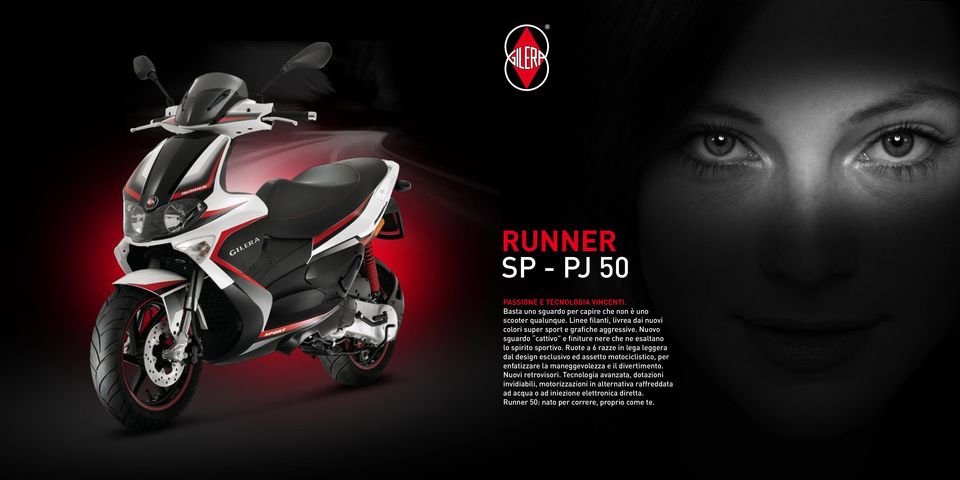 Ruote a 6 razze in lega leggera dal design esclusivo ed assetto motociclistico, per enfatizzare la maneggevolezza e il divertimento.