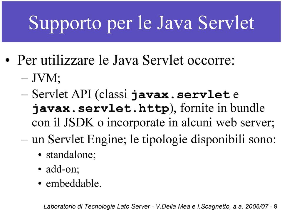 e javax.servlet.