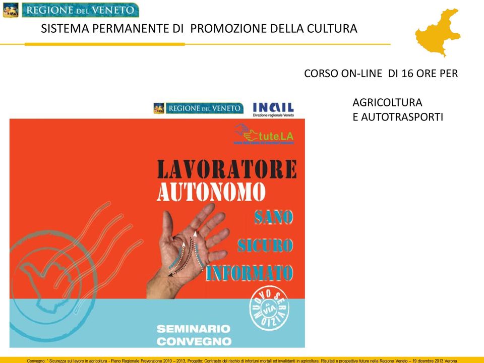 CORSO ON-LINE DI 16 ORE