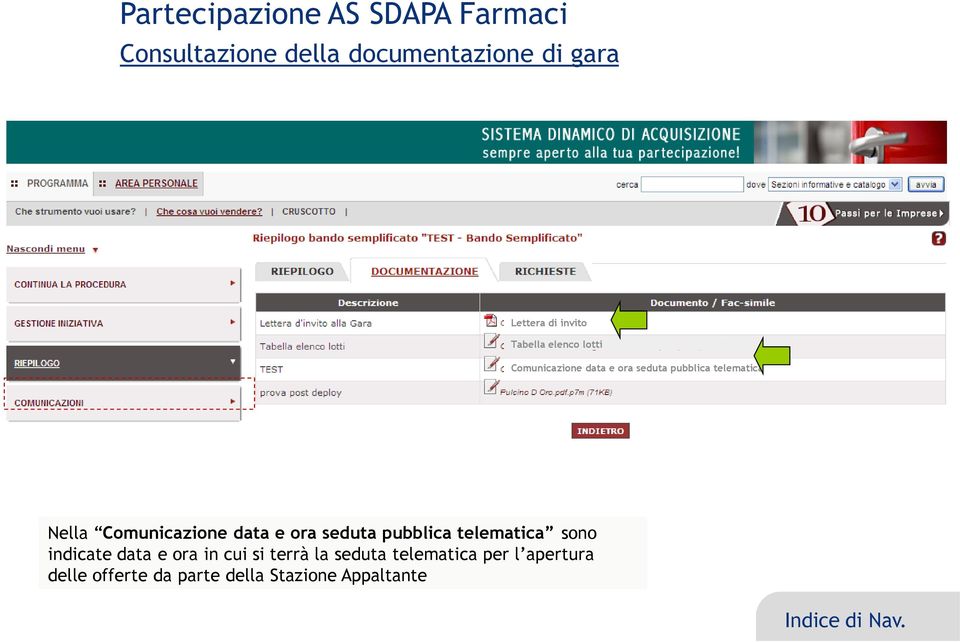 data e ora seduta pubblica telematica sono indicate data e ora in cui si terrà