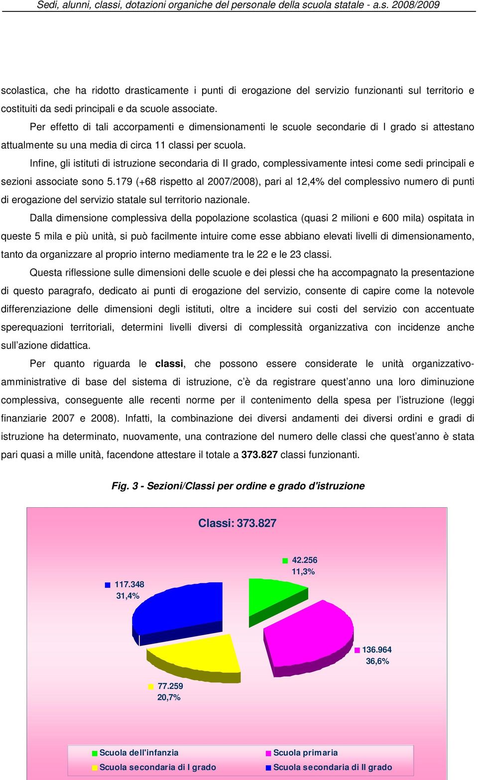 Infine, gli istituti di istruzione secondaria di II grado, complessivamente intesi come sedi principali e sezioni associate sono 5.