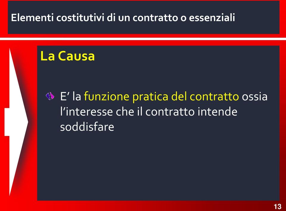 funzione pratica del contratto ossia