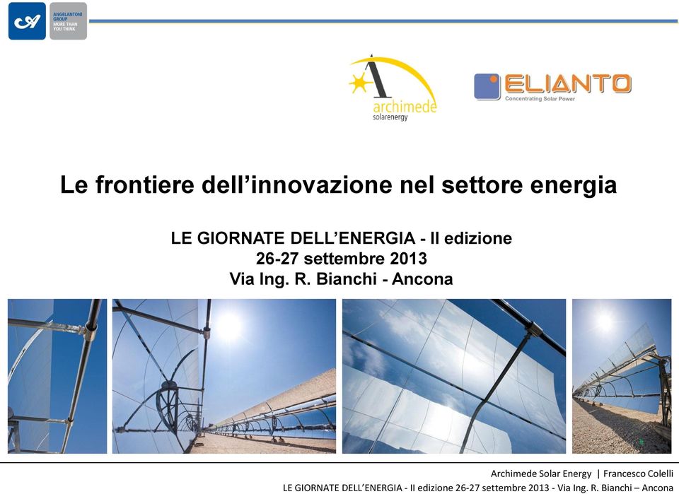 ENERGIA - II edizione 26-27