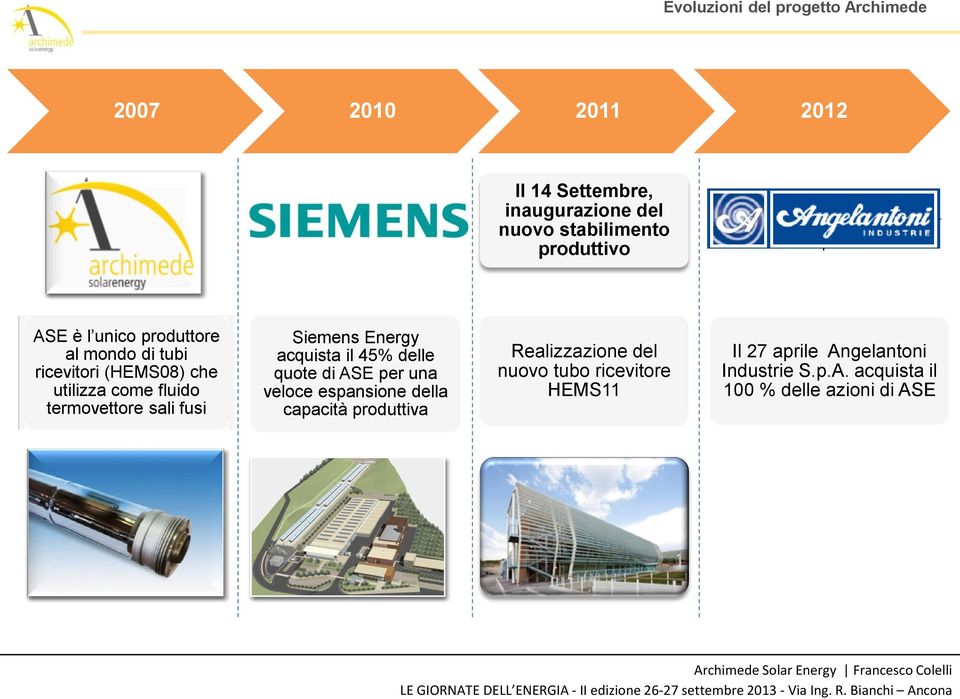 sali fusi Siemens Energy acquista il 45% delle quote di ASE per una veloce espansione della capacità produttiva