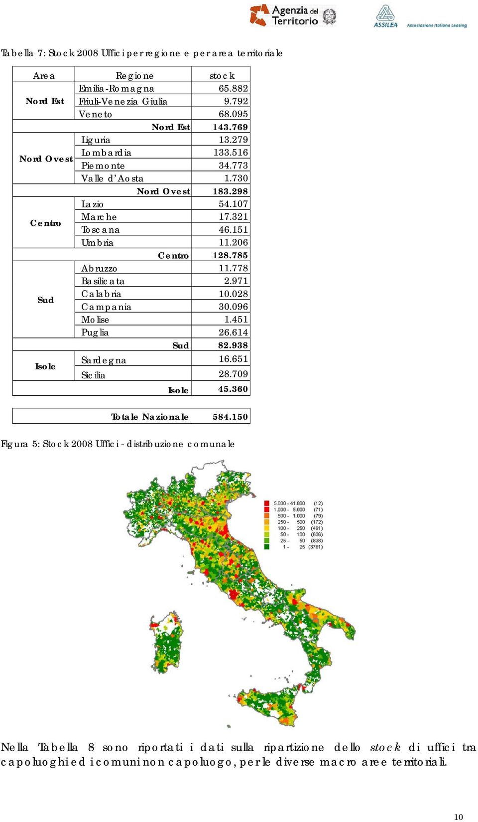 778 Basilicata 2.971 Sud Calabria 10.028 Campania 30.096 Molise 1.451 Puglia 26.614 Sud 82.938 Isole Sardegna 16.651 Sicilia 28.709 Isole 45.360 Totale Nazionale 584.