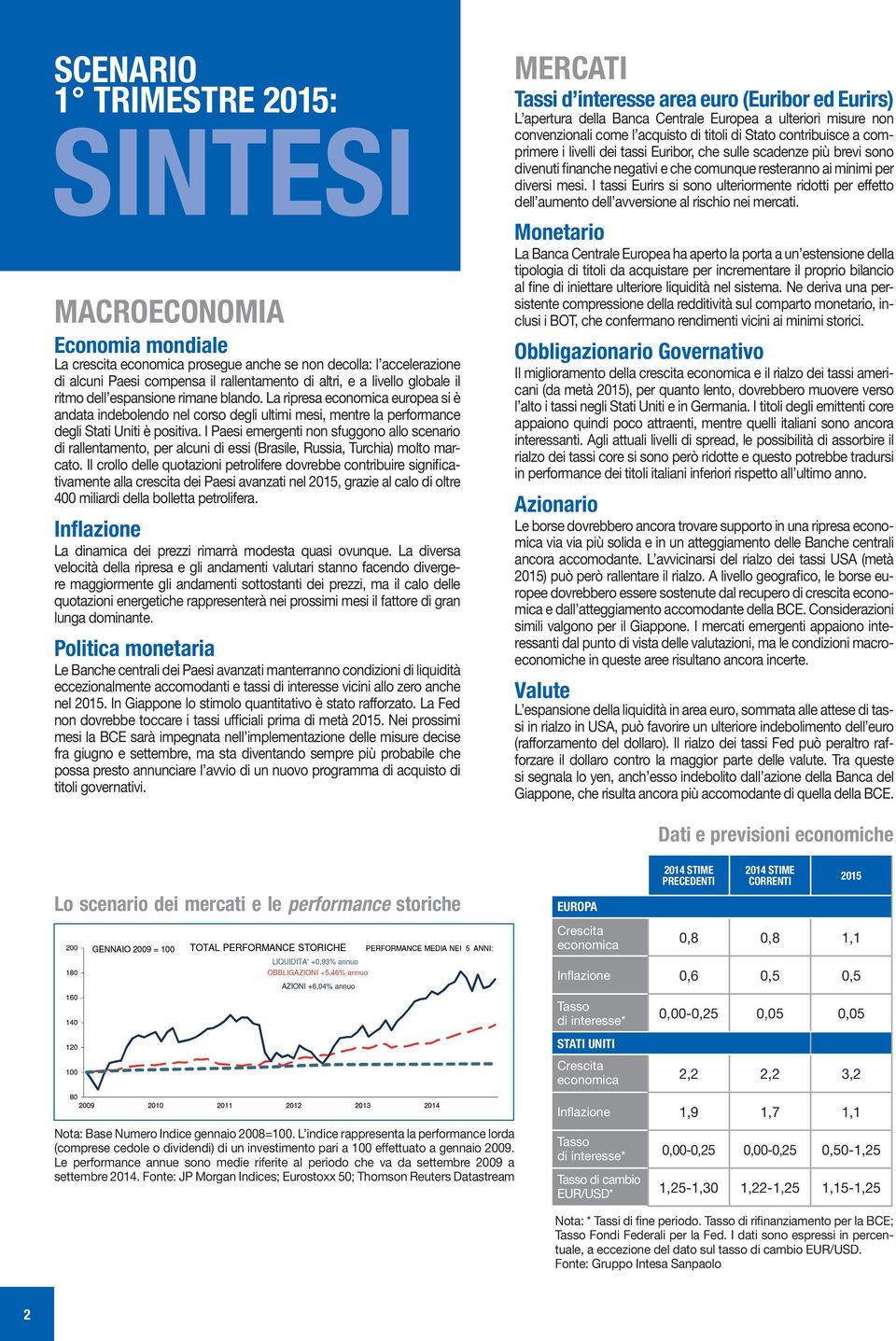 I Paesi emergenti non sfuggono allo scenario di rallentamento, per alcuni di essi (Brasile, Russia, Turchia) molto marcato.