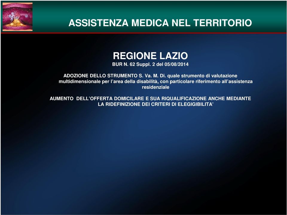 quale strumento di valutazione multidimensionale per l area della disabilità, con