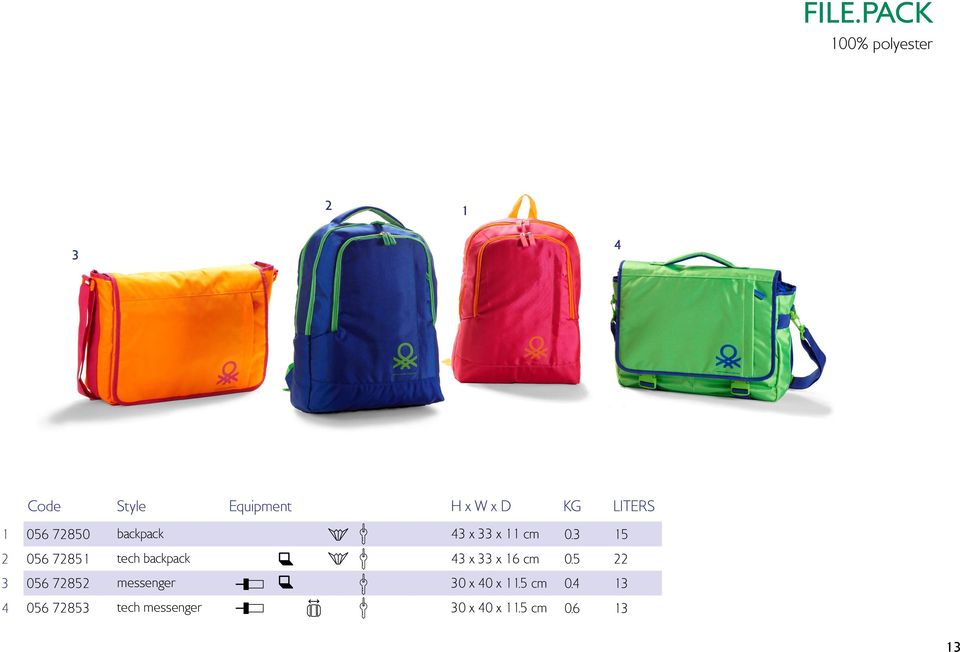 3 15 2 056 72851 tech backpack 43 x 33 x 16 cm 0.