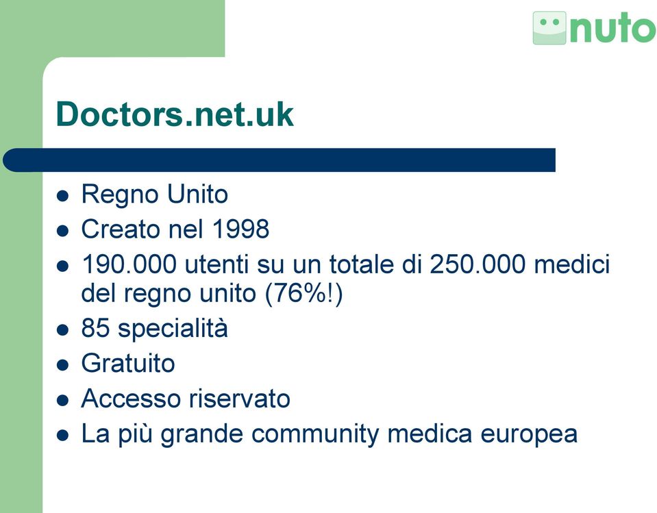 000 medici del regno unito (76%!