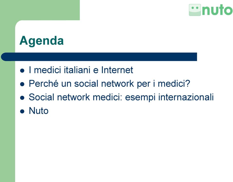 network per i medici?