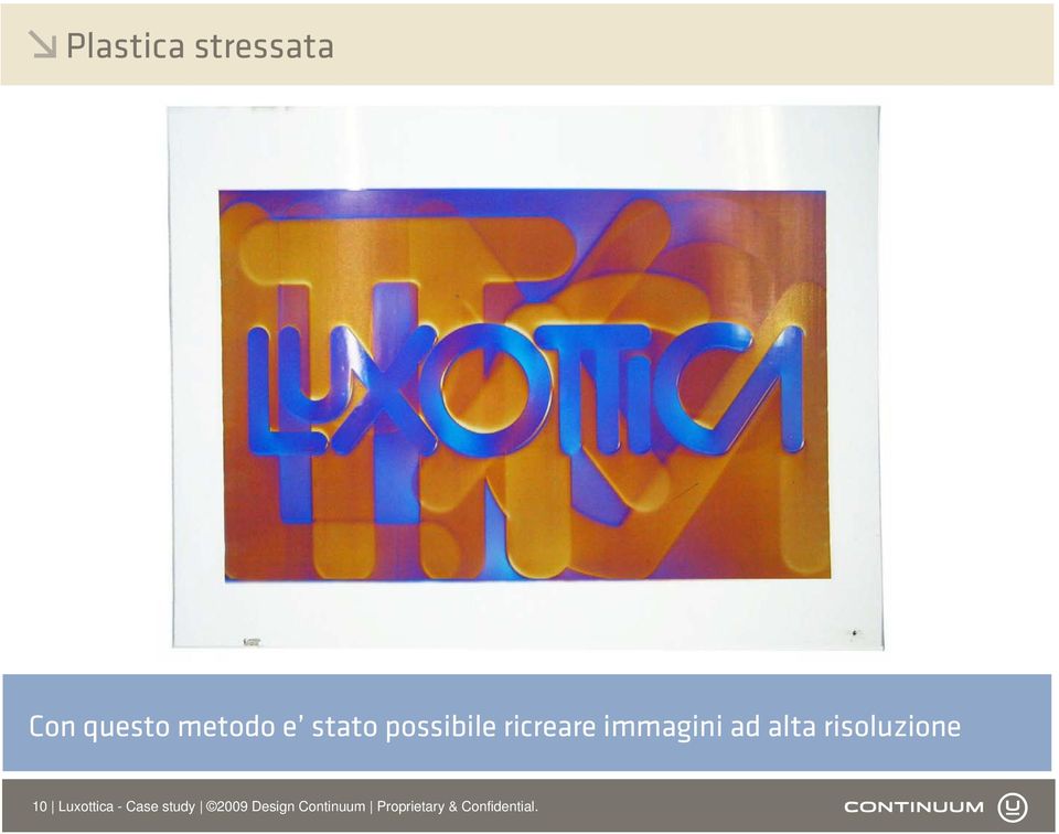 risoluzione 10 Luxottica - Case study