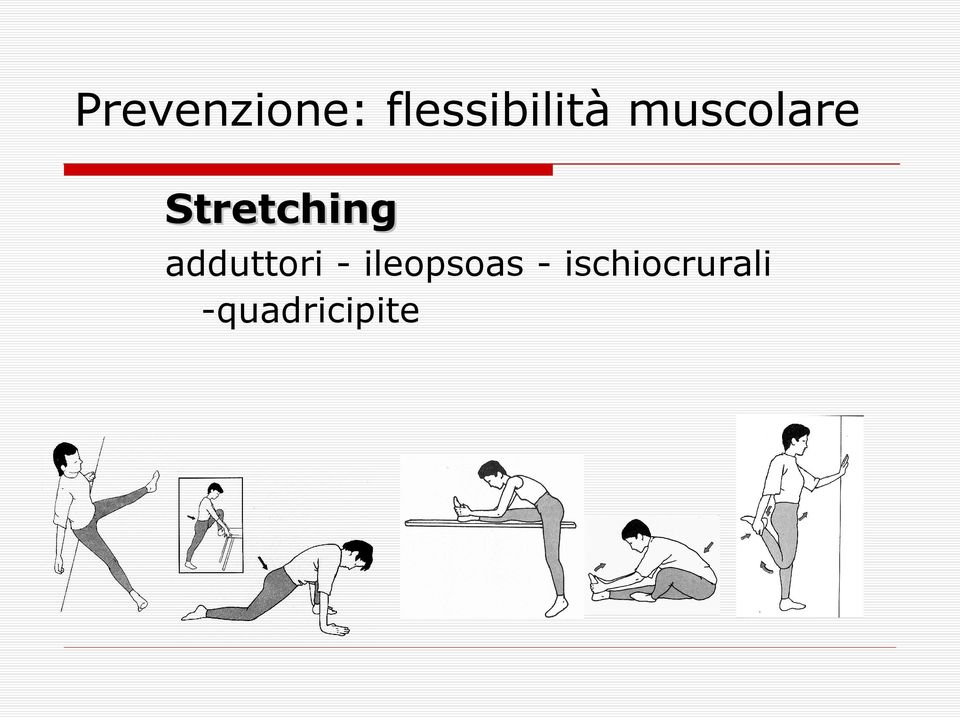 Stretching adduttori -